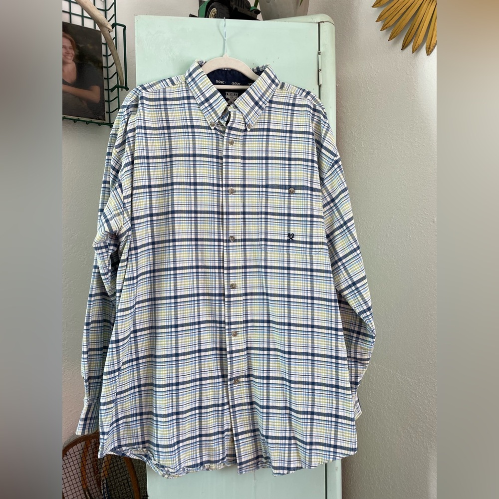 Twenty X Western Plaid Button down, Size XL
